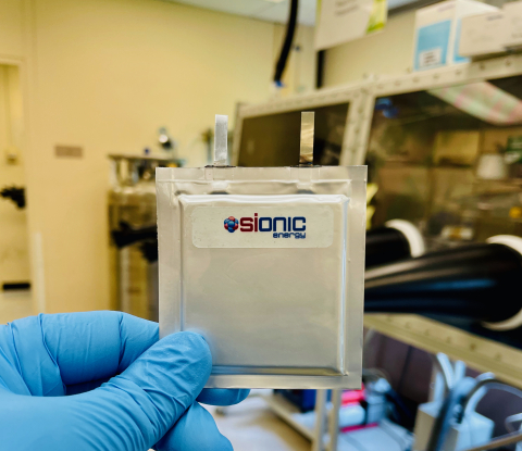 sionic energy battery cells