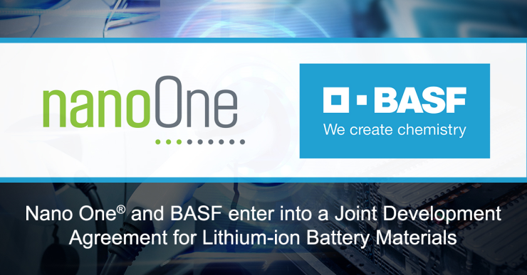 basf nano one lithium-ion battery materials