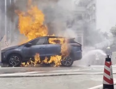 battery electric cars fire